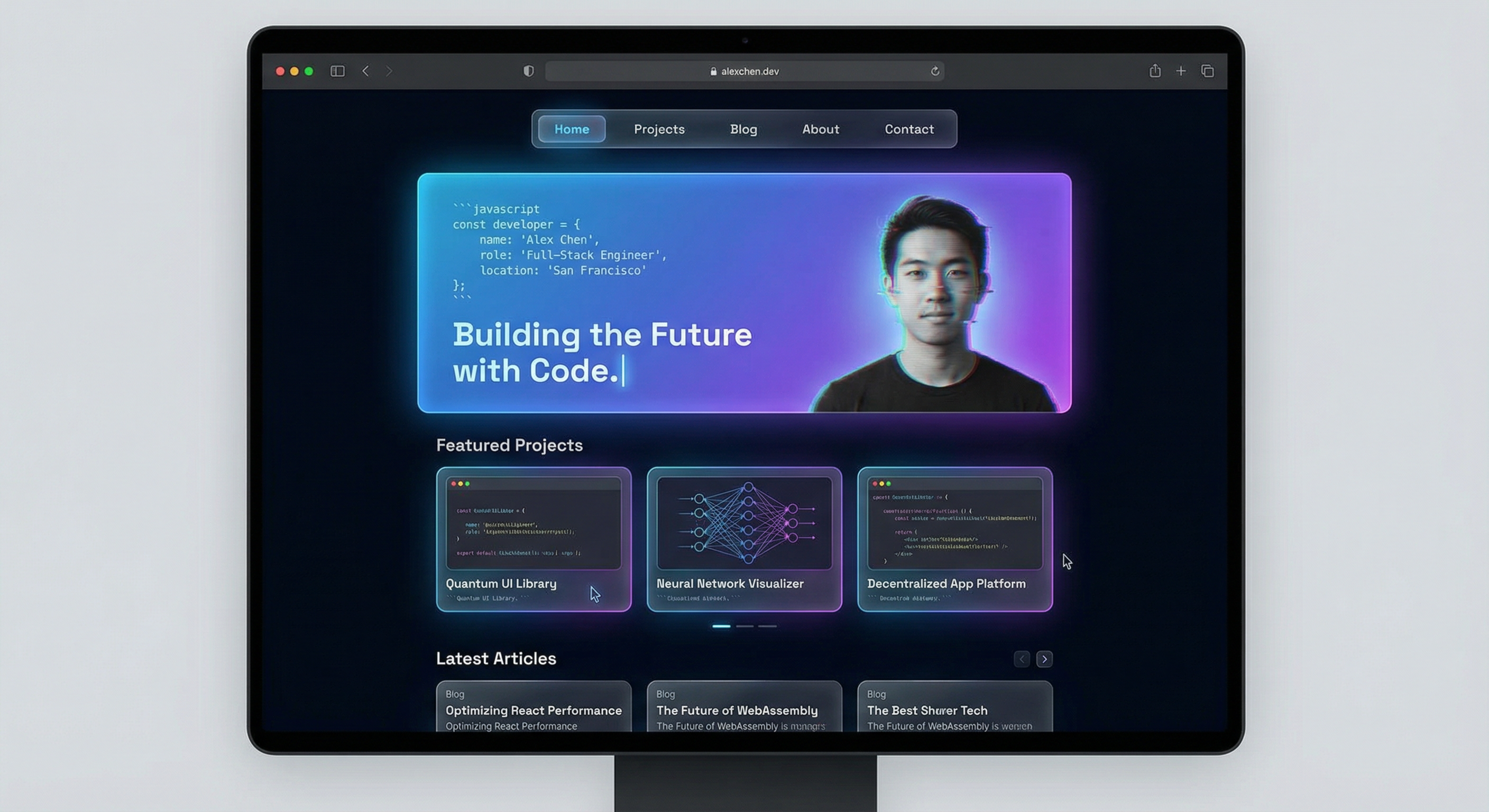 Full-Stack Portfolio Platform